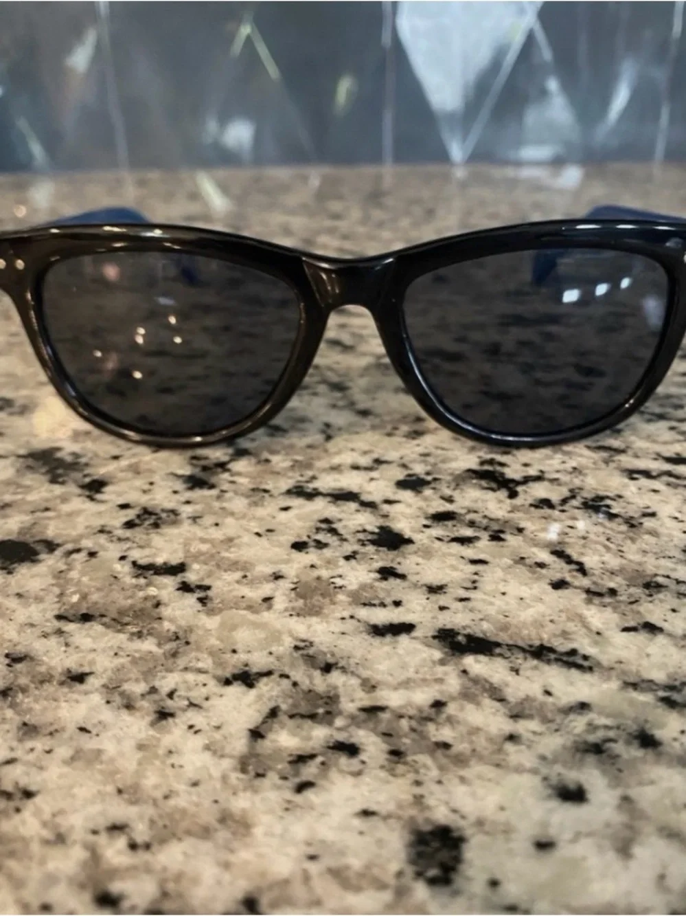 Cole Haan C6069 Black BLue Cats Eye Sunglasses 52-19 140 H10451